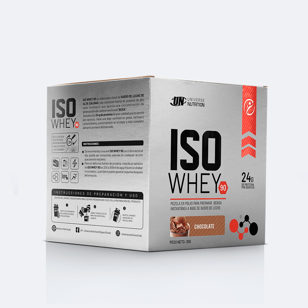 ISO WHEY 90 30G SACHETS CHOCOLATE